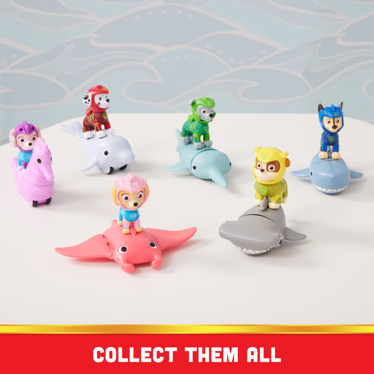 PAW Patrol Aqua Pups, Speelfigurenset, stijlen kunnen variëren