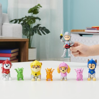 PAW Patrol Rescue Knights - Ryder & Pups Cadeauset met 8 actiefiguren